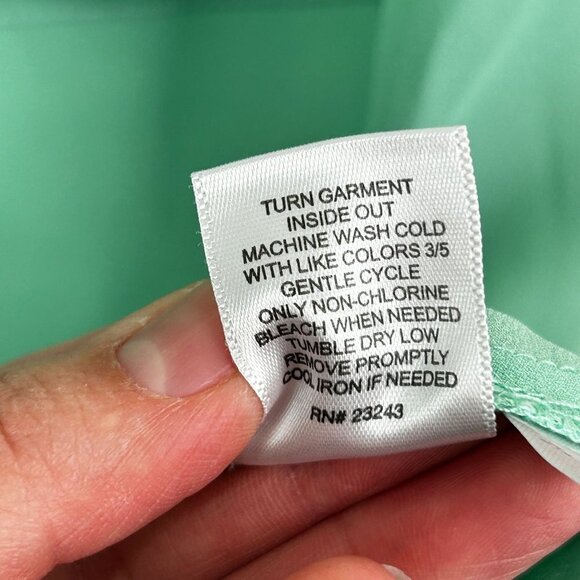 New York & Company sleeveless 3/4 button‎ up womens blouse size medium - Picture 5 of 6